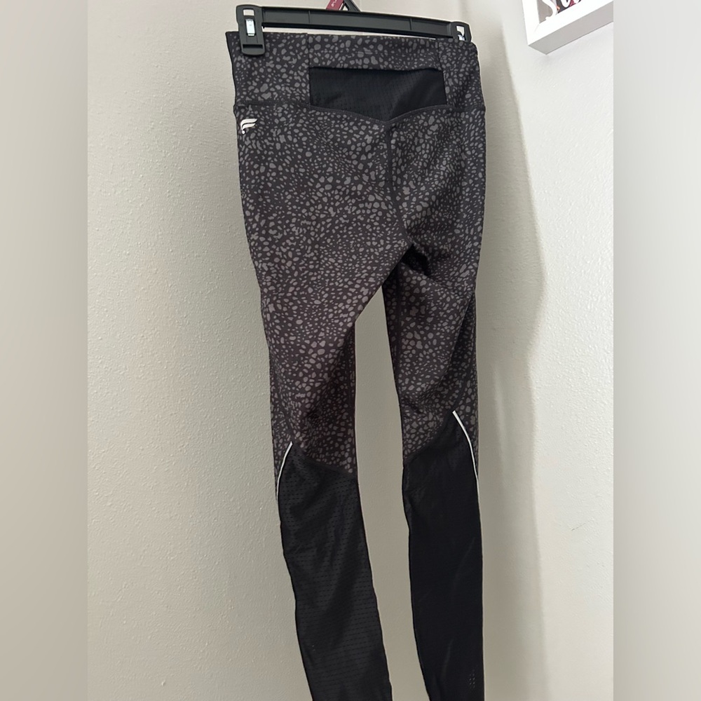 Fabletics Black Patterned Leggings - image 7